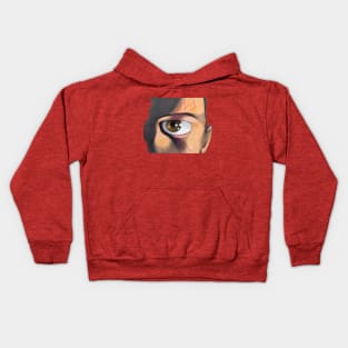 Sewn eyes Kids Hoodie